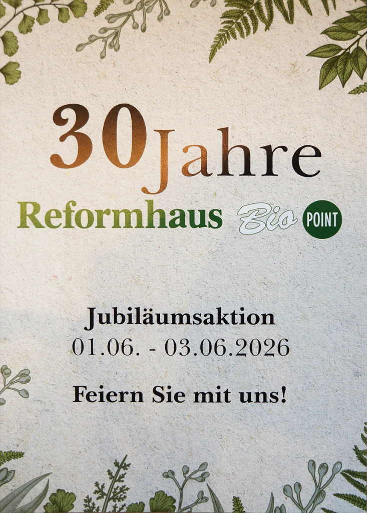 30 Jahre Reformhaus Bio Point
